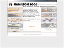Tablet Screenshot of hamiltontool.com